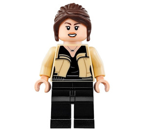 LEGO Qi'ra jossa Beige Takki Minihahmo