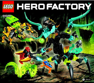 LEGO QUEEN Beast vs. FURNO, EVO & STORMER Set 44029 Instructions