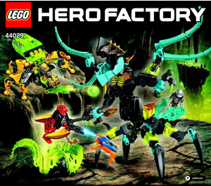 LEGO QUEEN Beast vs. FURNO, EVO & STORMER 44029 Instrucciones