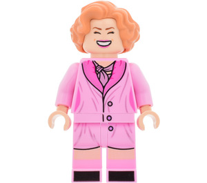 LEGO Queenie Goldstein jossa Vaaleanpunainen Puku Minihahmo