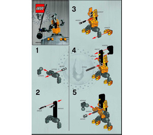 LEGO QUICK Bad Guy Jaune 7718 Instructions