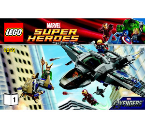 LEGO Quinjet Aerial Battle Set 6869 Instructions