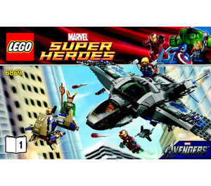 LEGO Quinjet Aerial Battle 6869 Byggeinstruksjoner