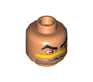 LEGO Quinlan Vos Head (Safety Stud) (3626 / 96881)