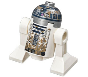 LEGO R2-D2 met Dirt Stains aan Voorkant Minifiguur