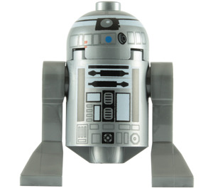 LEGO R2-Q2 mit Flach Silber Körper Minifigur