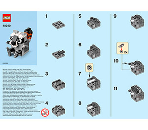 LEGO Raccoon 40240 Instructies