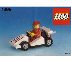 LEGO Race Car Number 1 Set 1899