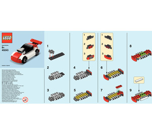 LEGO Race Car Set 40243 Instructions