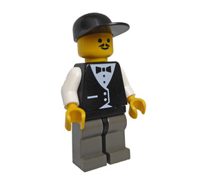 LEGO Race Official med Svart Tuxedo Minifigur