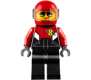 LEGO Race Vliegtuig Pilot minifiguur