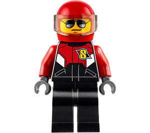 LEGO Race Avion Pilote Minifigurine