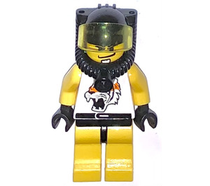 LEGO Racer mit Tiger oben Minifigur