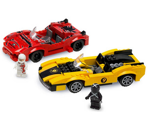 LEGO Racer X & Taejo Togokhan Set 8159