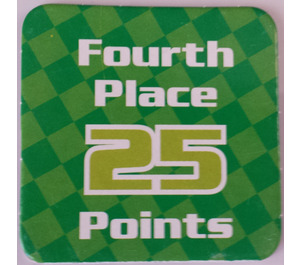 LEGO Racers Game Fourth Place 25 Points Card