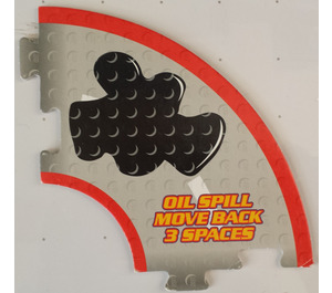 LEGO Racers Game Oil Spill Move Rug 3 Spaces Track