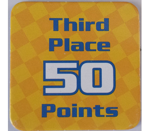 LEGO Racers Game Third Place 50 Points Card