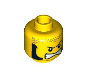 LEGO  Racers Hoofd (Verzonken Solid Stud) (3626)