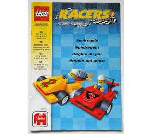 LEGO Racers Super Speedway Board Game (Jumbo - International Version) (00746) Instructions