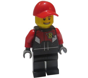 LEGO Racing Bike Meccanico Minifigure