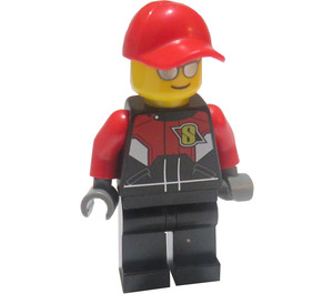 LEGO Racing Bike Rider Minifigurka