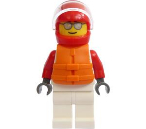 LEGO Racing Driver Minifigur