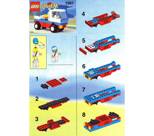 LEGO Racing Pick-Up Truck 1991 Instruktioner