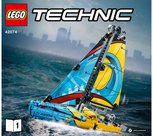 LEGO Racing Yacht Set 42074 Instructions