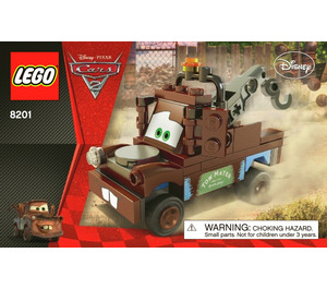 LEGO Radiator Springs Classic Mater Set 8201 Instructions