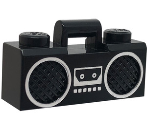 LEGO Radio con Plateado Trim y Cassette (97558)