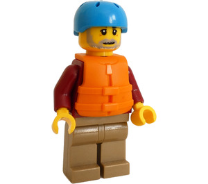 LEGO Rafter v Tmavě červená Bunda Minifigurka