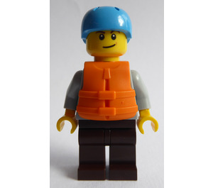 LEGO Rafter met Medium Stone Grijs Sweatshirt minifiguur