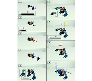 LEGO Rahaga Gaaki Set 4868 Instructions