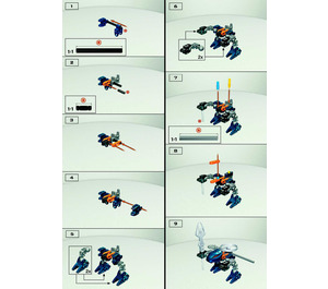 LEGO Rahaga Gaaki 4868 Instructies