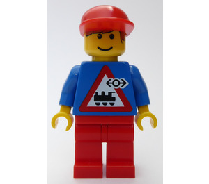LEGO Railway Employee 7 minifiguur
