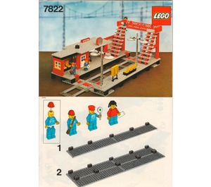 LEGO Railway Station Set 7822 Instructions