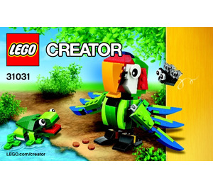 LEGO Rainforest Animals Set 31031 Instructions