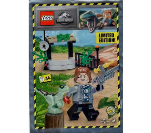 LEGO Rainn Delacourt mit Raptor 122224