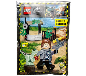 LEGO Rainn Delacourt mit Raptor 122224 Packaging