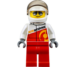 LEGO Rally Auto Man Minifiguur