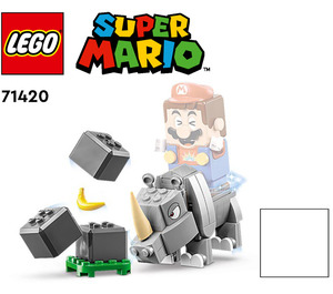 LEGO Rambi the Rhino Set 71420 Instructions