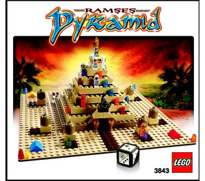 LEGO Ramses Pyramid  3843 Byggeinstruksjoner