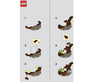 LEGO Raptor en Hideout 122217 Instructions