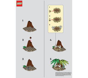 LEGO Raptor with nest 122221 Instructies