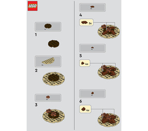 LEGO Raptor with nest Set 122402 Instructions
