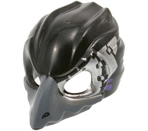 LEGO Raven Mask with Gray Beak and Silver Eyepatch (12550 / 12848)
