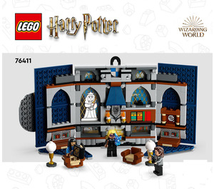 LEGO Ravenclaw House Banner Set 76411 Instructions