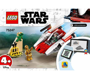 LEGO Rebel A-wing Starfighter Set 75247 Instructions