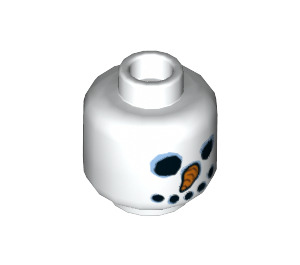 LEGO Rebel Pilot Snowman Minifigure Head (Recessed Solid Stud) (3626 / 39140)