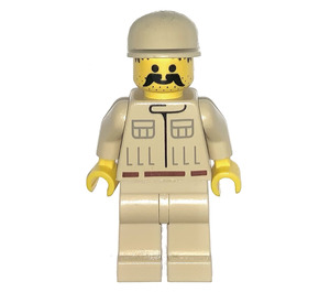 LEGO Rebel Technician met Zandbruin Uniform Minifiguur